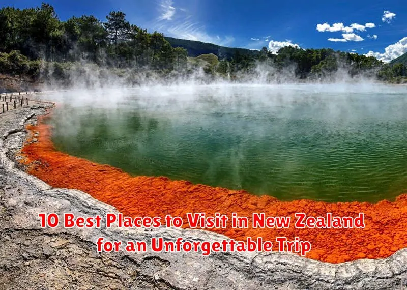 10 Best Places to Visit in New Zealand for an Unforgettable Trip