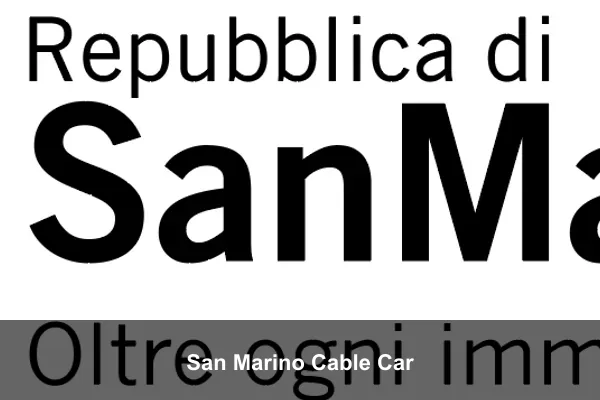 San Marino Cable Car