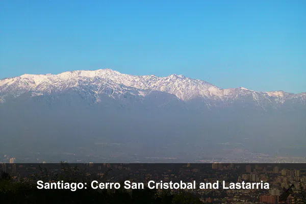 Santiago: Cerro San Cristobal and Lastarria