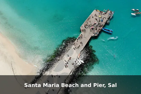 Santa Maria Beach and Pier, Sal