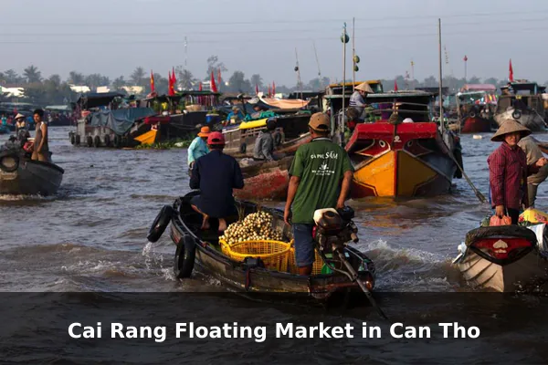 Cai Rang Floating Market in Can Tho