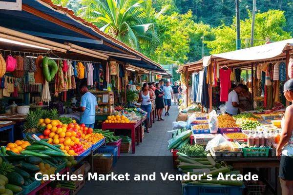 Castries Market and Vendor's Arcade