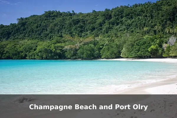 Champagne Beach and Port Olry