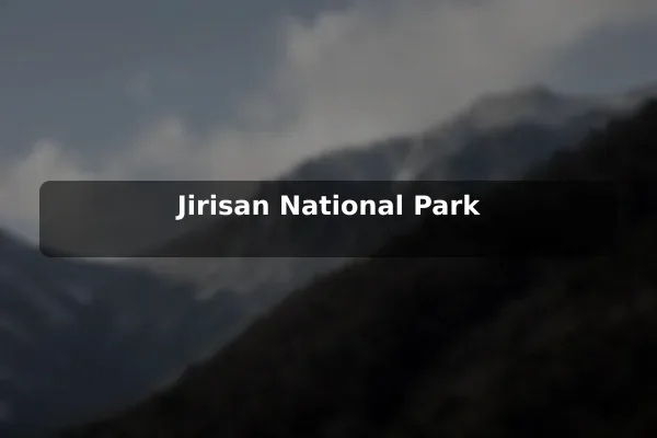 Jirisan National Park
