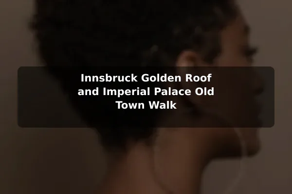 Innsbruck Golden Roof and Imperial Palace Old Town Walk
