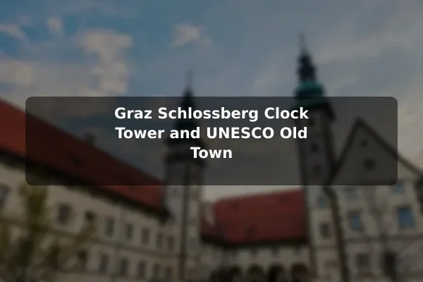 Graz Schlossberg Clock Tower and UNESCO Old Town
