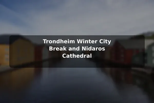 Trondheim Winter City Break and Nidaros Cathedral