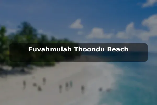 Fuvahmulah Thoondu Beach
