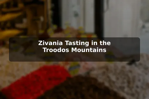 Zivania Tasting in the Troodos Mountains