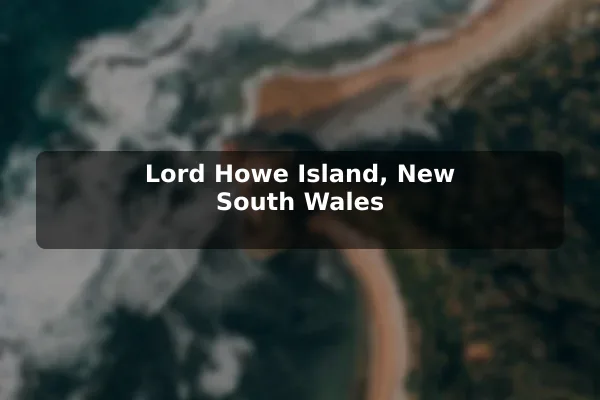 Lord Howe Island, New South Wales