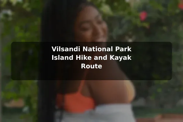 Vilsandi National Park Island Hike and Kayak Route