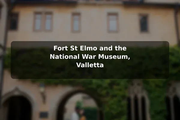 Fort St Elmo and the National War Museum, Valletta